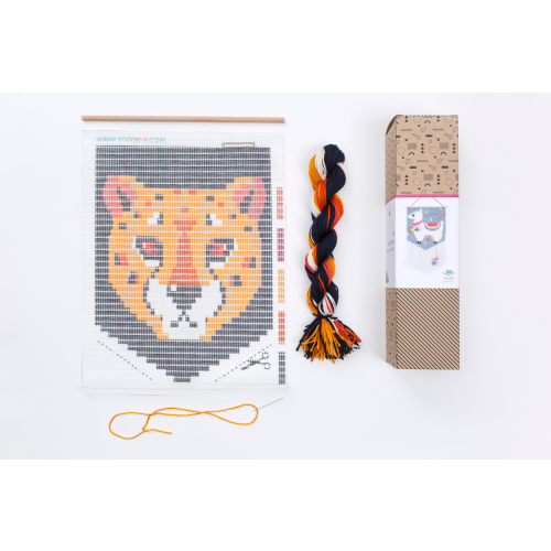 Sozo DIY Sewing Kit Wall Art - Cheetah