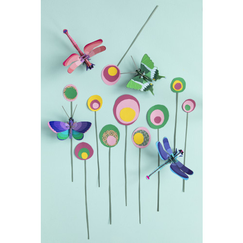 Studio Roof Insect (S) - Ruby Dragonfly