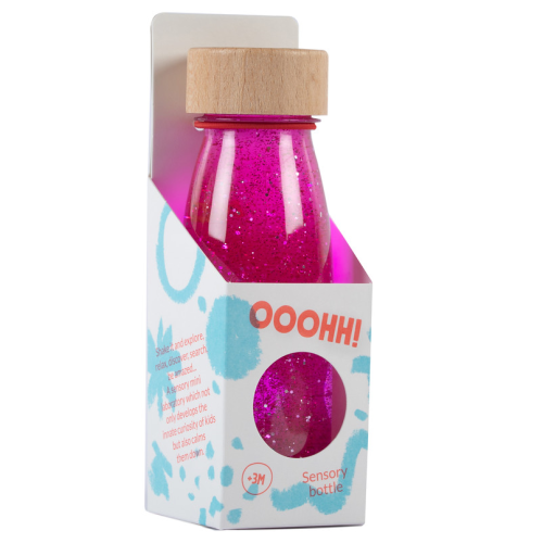 Petit Boum Sensory Toy Bottle Float (Pink)