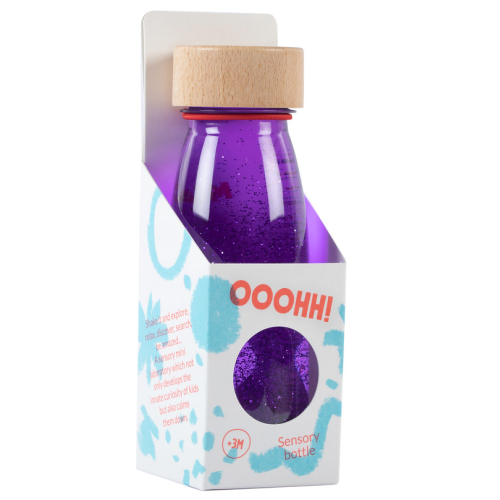 Petit Boum Sensory Toy Bottle Float (Purple)