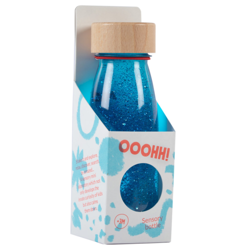 Petit Boum Sensory Toy Bottle Float (Blue)