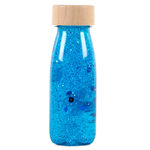 Petit Boum Sensory Toy Bottle Float (Blue)