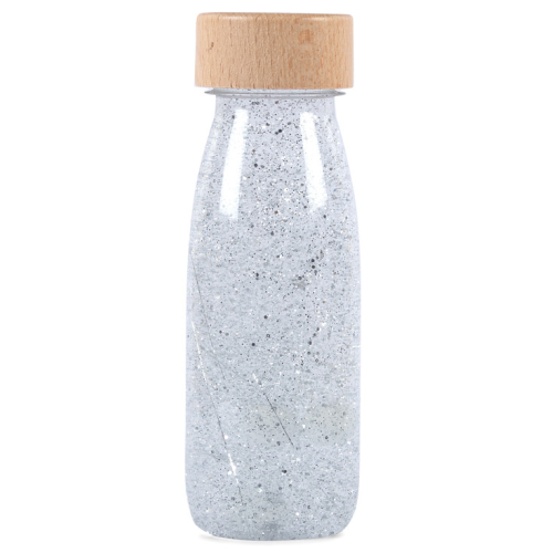 Petit Boum Sensory Toy Bottle Float (Silver)