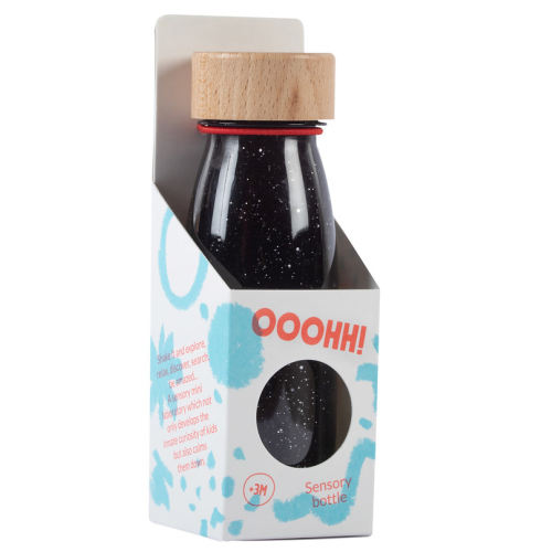 Petit Boum Sensory Toy Bottle Float (Black)