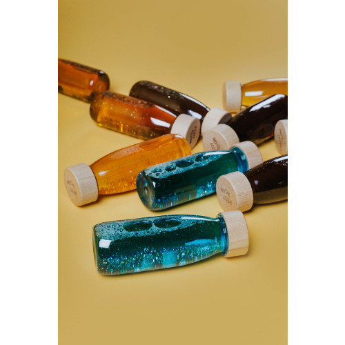 Petit Boum Sensory Toy Bottle Float (Black)