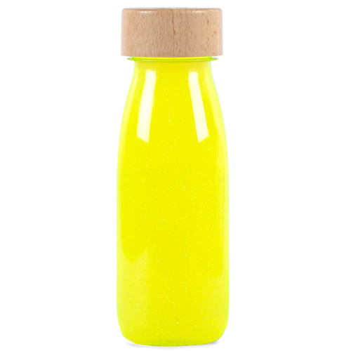 Petit Boum Sensory Toy Bottle Float (Fluo Yellow)