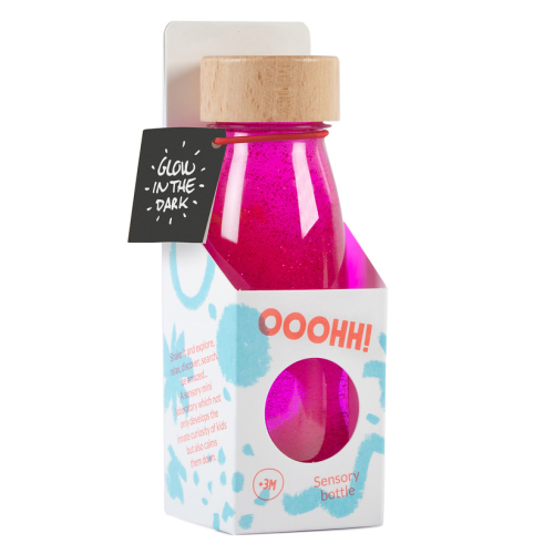 Petit Boum Sensory Toy Bottle Float (Fluo Pink)