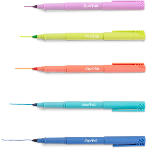 Super Petit Eraseable Markers Thin Tip 5 Colours (Multi)