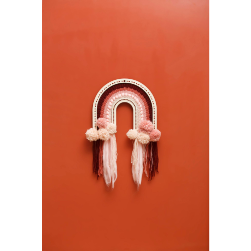 Sozo DIY Sewing Kit Weaving - Maroon Rainbow