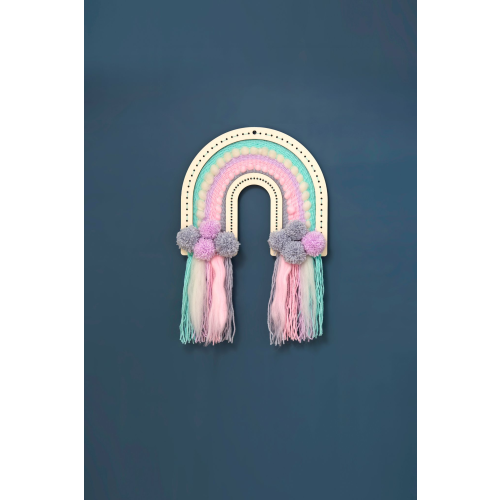 Sozo DIY Sewing Kit Weaving - Pastel Rainbow