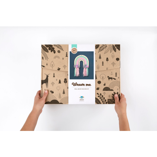 Sozo DIY Sewing Kit Weaving - Pastel Rainbow