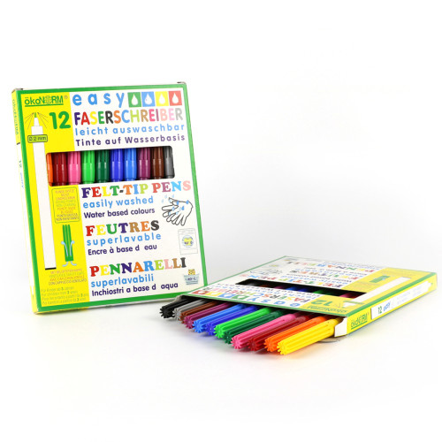 Okonorm Felt Tip Pen Set - Easy Baby 5mm - 10 Colours