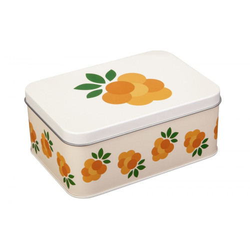 Blafre Rectangular Tin Box, Cloudberry