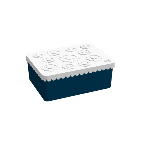 Blafre Lunch Box Flower (White/Navy)