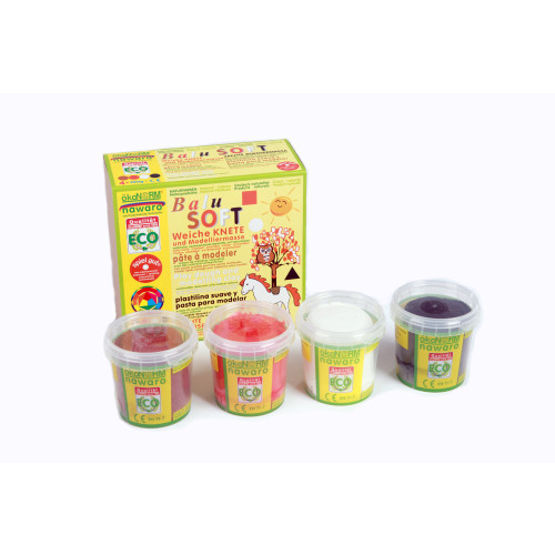 Okonorm Modelling Dough 4 Colour Set - Balu