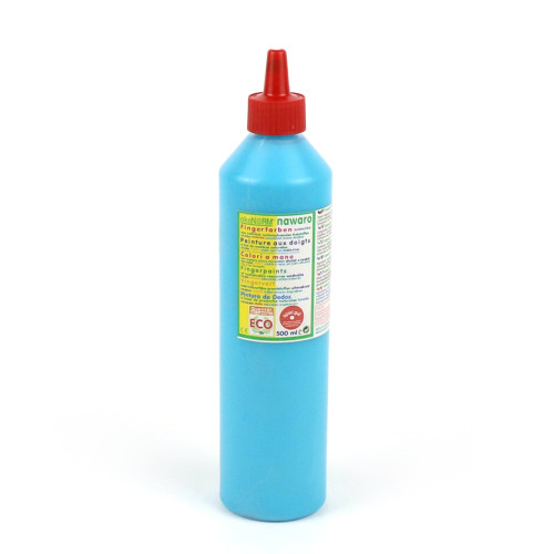 Okonorm Finger Paint 500ml Bottle (Cyan)