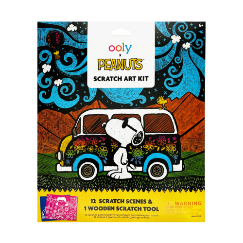 Ooly x Peanuts: Scratch Art Kit (13 PC Set)*
