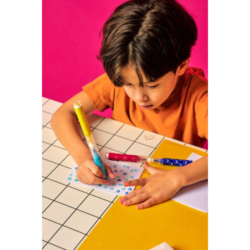 Ooly x Peanuts: Double-Ended Brush & Stamp Markers (Set of 6 / 12 Colors)*