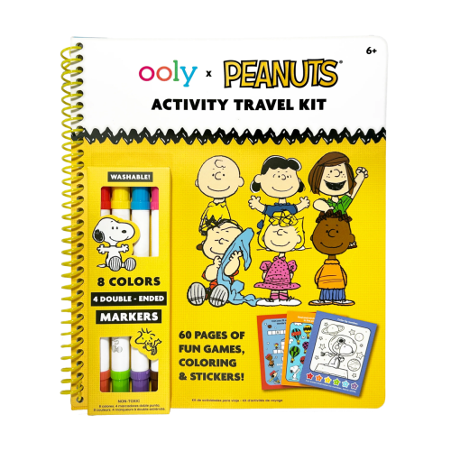 Ooly x Peanuts: Activity Travel Kit & 4 Double-Ended Markers*