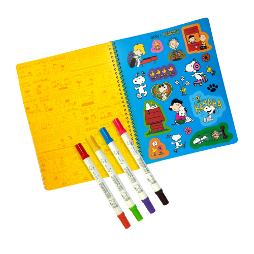 Ooly x Peanuts: Activity Travel Kit & 4 Double-Ended Markers*