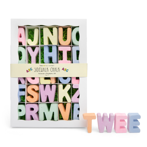 Twee Handmade Sidewalk Chalk - Full Alphabet