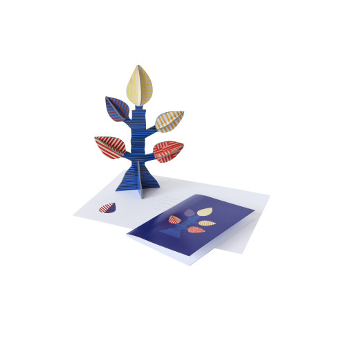 X) Studio Roof Pop Out 3D Card Ancestor Tree