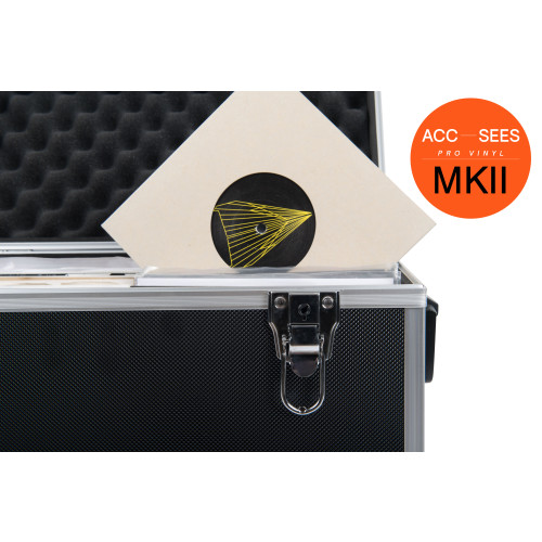 Acc-Sees Pro Vinyl 45 Record Case x100 (Black) MkII
