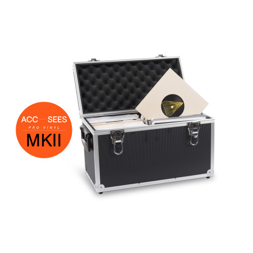 Acc-Sees Pro Vinyl 45 Record Case x100 (Black) MkII