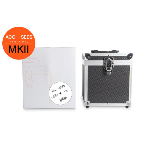 Acc-Sees Pro Vinyl 45 Record Case x50 (Black) MkII