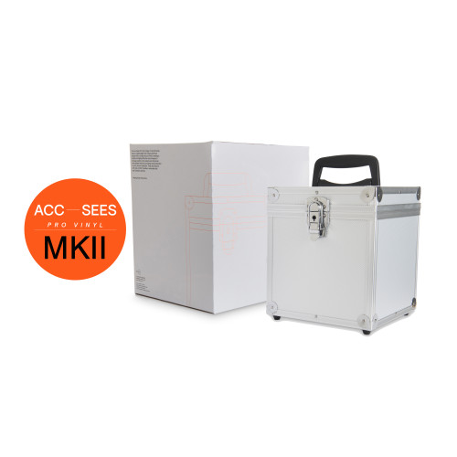 Acc-Sees Pro Vinyl 45 Record Case x50 (Silver) MkII