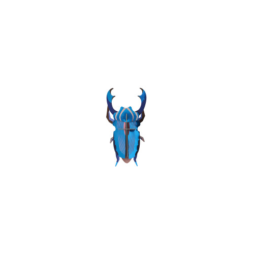 Studio Roof Insect (M) - Azure Stag Beetle