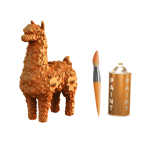 Cartonic 3D Sculpture Puzzle Alpaca