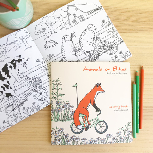 Amelie Legault Colouring Book - Forest To The Town