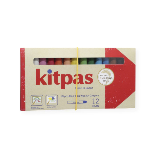 Kitpas Crayons Medium 12 Colours