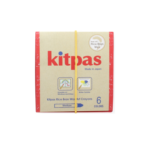 Kitpas Crayons Medium 6 Colours