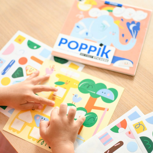 Poppik Sticker Cards Set - Baby - Animals