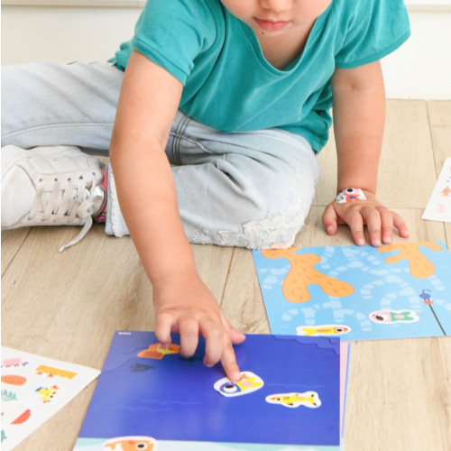 Poppik Sticker Cards Set - Baby - Sea