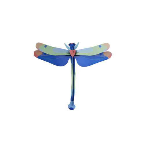 Studio Roof Insect (L) - Blue Dragonfly