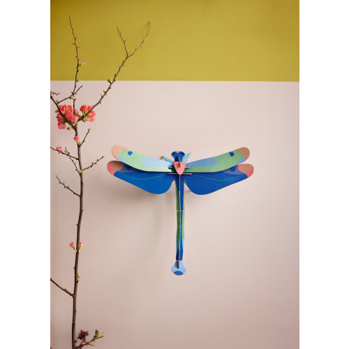 SS26: Studio Roof Insect (L) - Blue Dragonfly