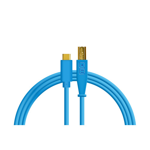 DJ Tech Tools Chroma Cable USB (C-B) 1.5m (Blue)