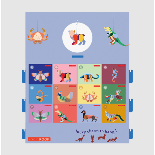 Studio Roof Ornament - Lucky Charm CDU Lilac