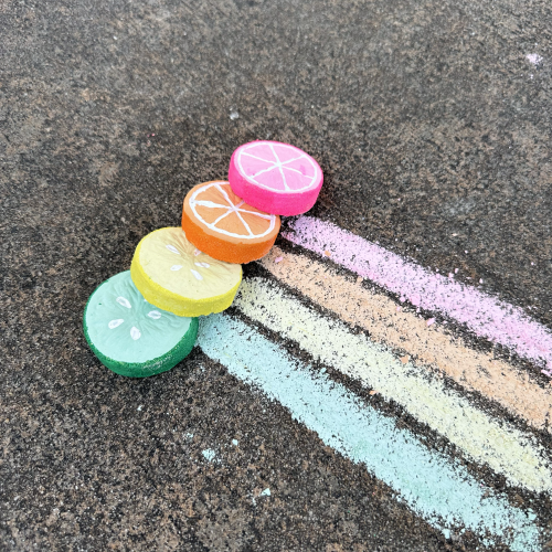 Twee Handmade Sidewalk Chalk - Citrus Slices