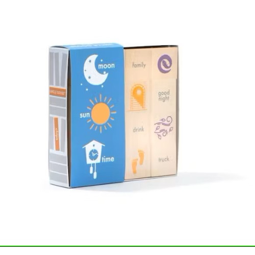 Uncle Goose Wooden Blocks - English Vocabulary Chips