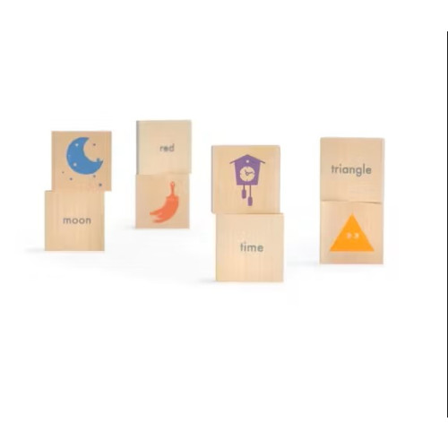 Uncle Goose Wooden Blocks - English Vocabulary Chips