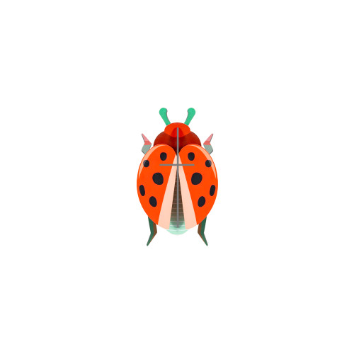 SS26: Studio Roof Insect (S) Coccinelle Rouge