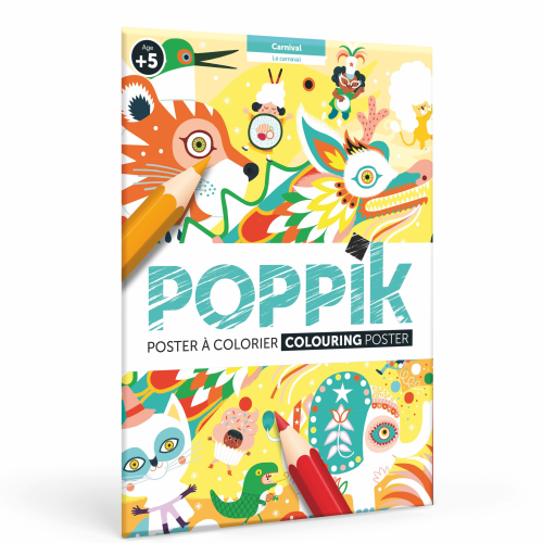 Poppik Colouring Poster - Carnival