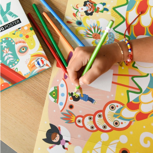 Poppik Colouring Poster - Carnival