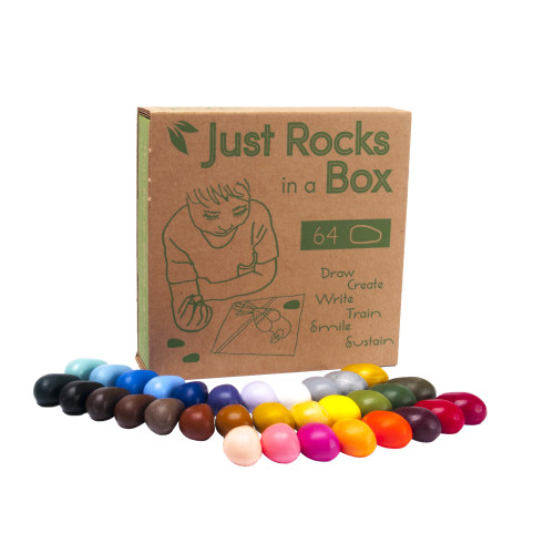 Crayon Rocks Just Rocks In A Box - Full Colour Collection 64pc (32 Colours x2)
