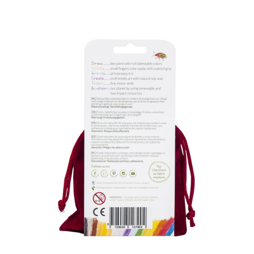 zzCrayon Rocks 16pc In Velvet Bag (Red)