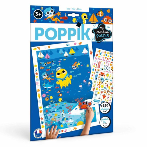 Poppik Creative Sticker Poster (S) - Sea